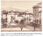 Plaza de Mariana Pineda. Casa árabe y vista de Sierra Nevada